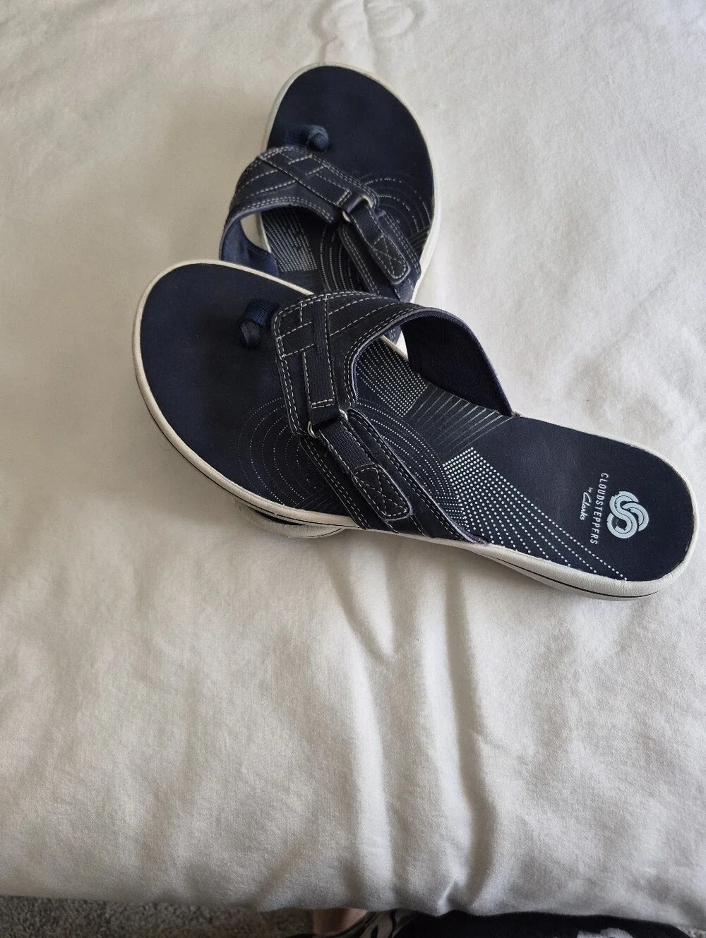 Comfort Women’s Navy Blue Slide Sandals -